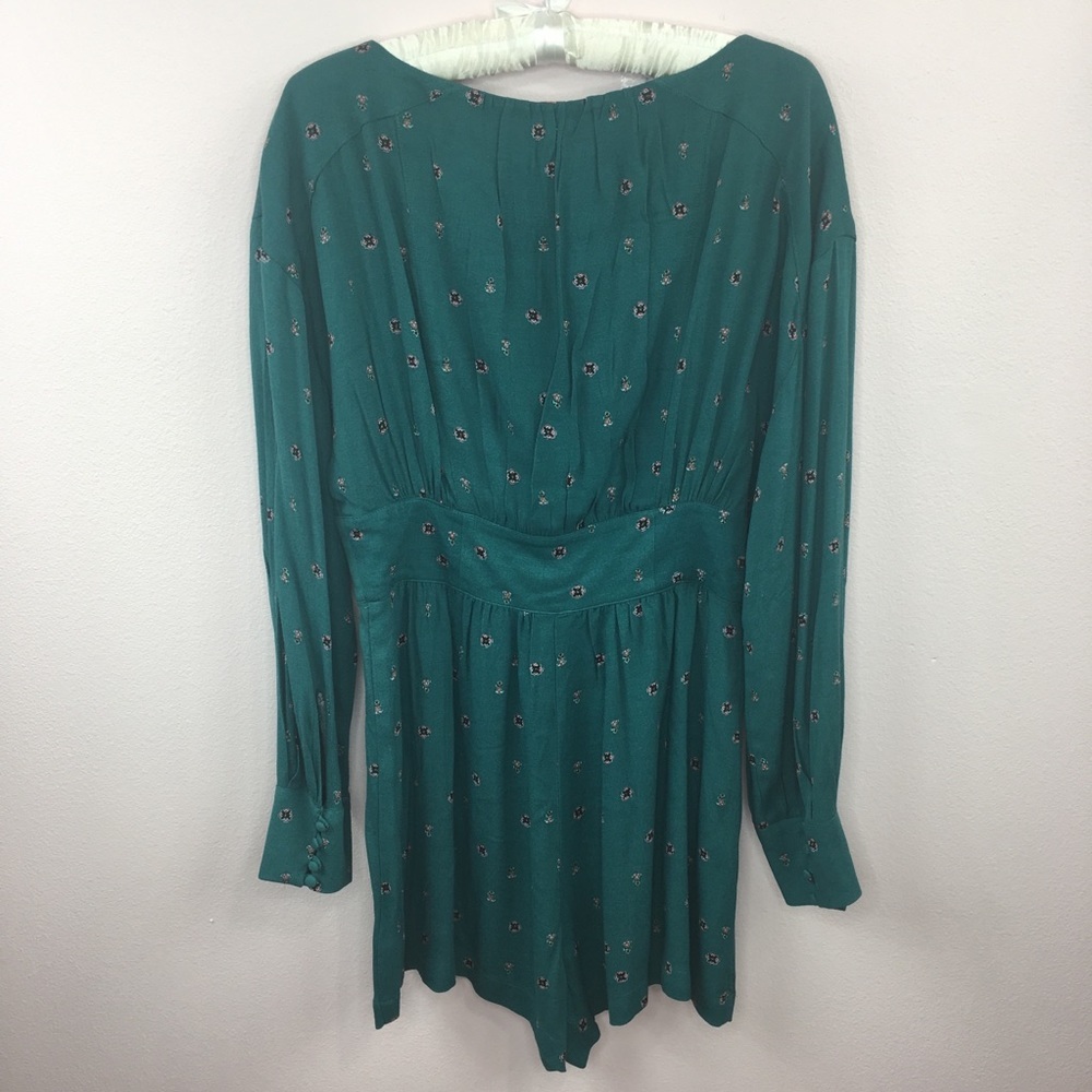 Free People Long Sleeved Shorts Romper NWT SZ M - Picture 7 of 10